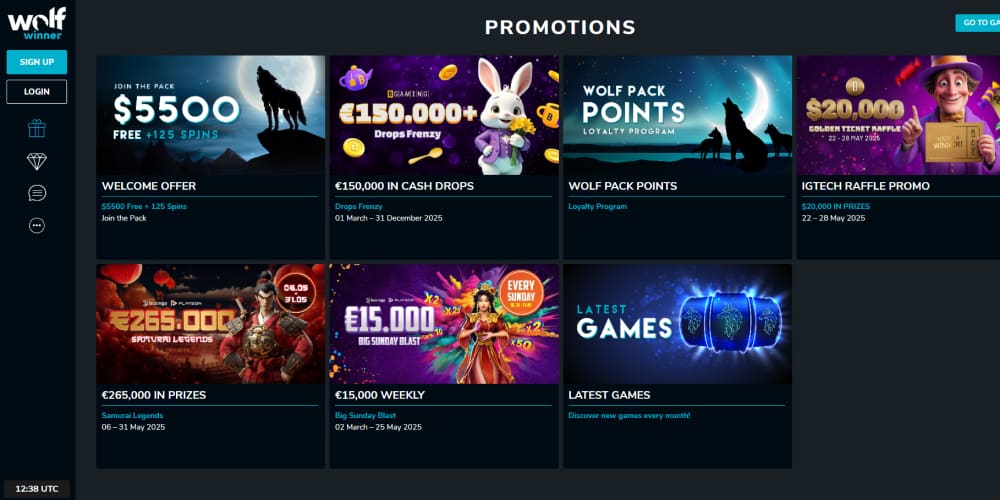 Wolf Winner promotions